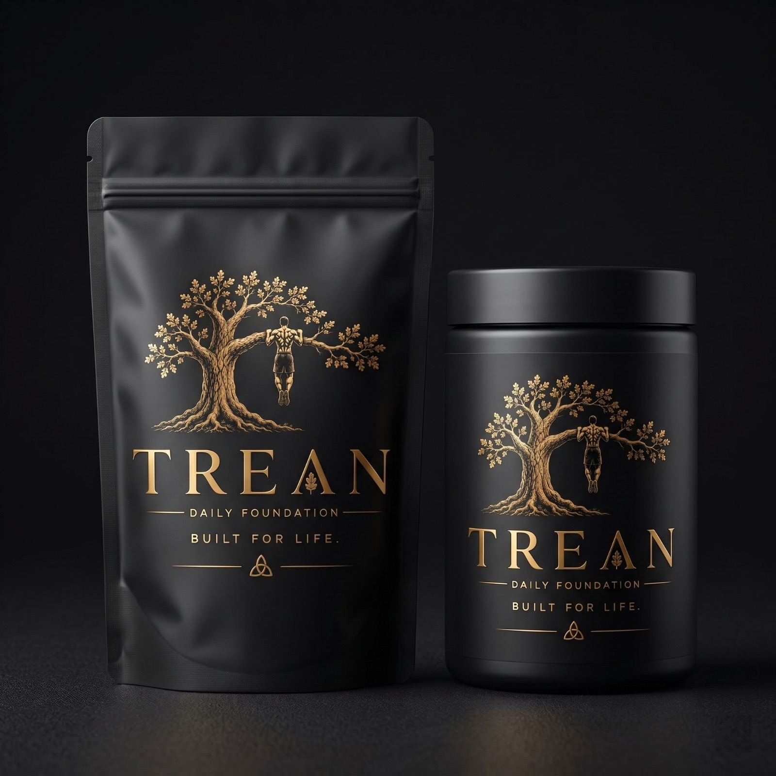 TREAN Daily Foundation pouch and tub